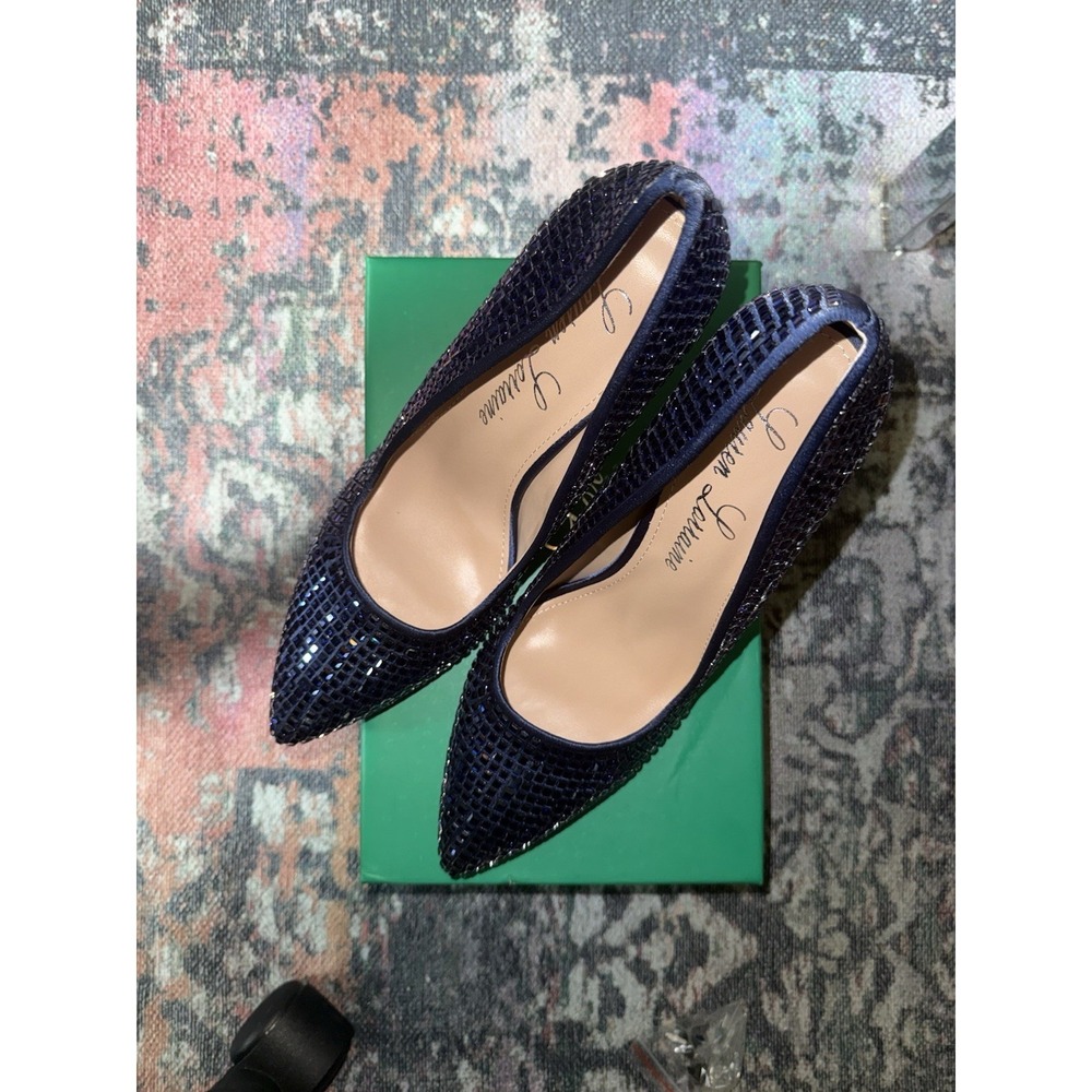 Lauren Larraine Dazzle Navy Size 10 Pump Shoes - High Heels - New In Box